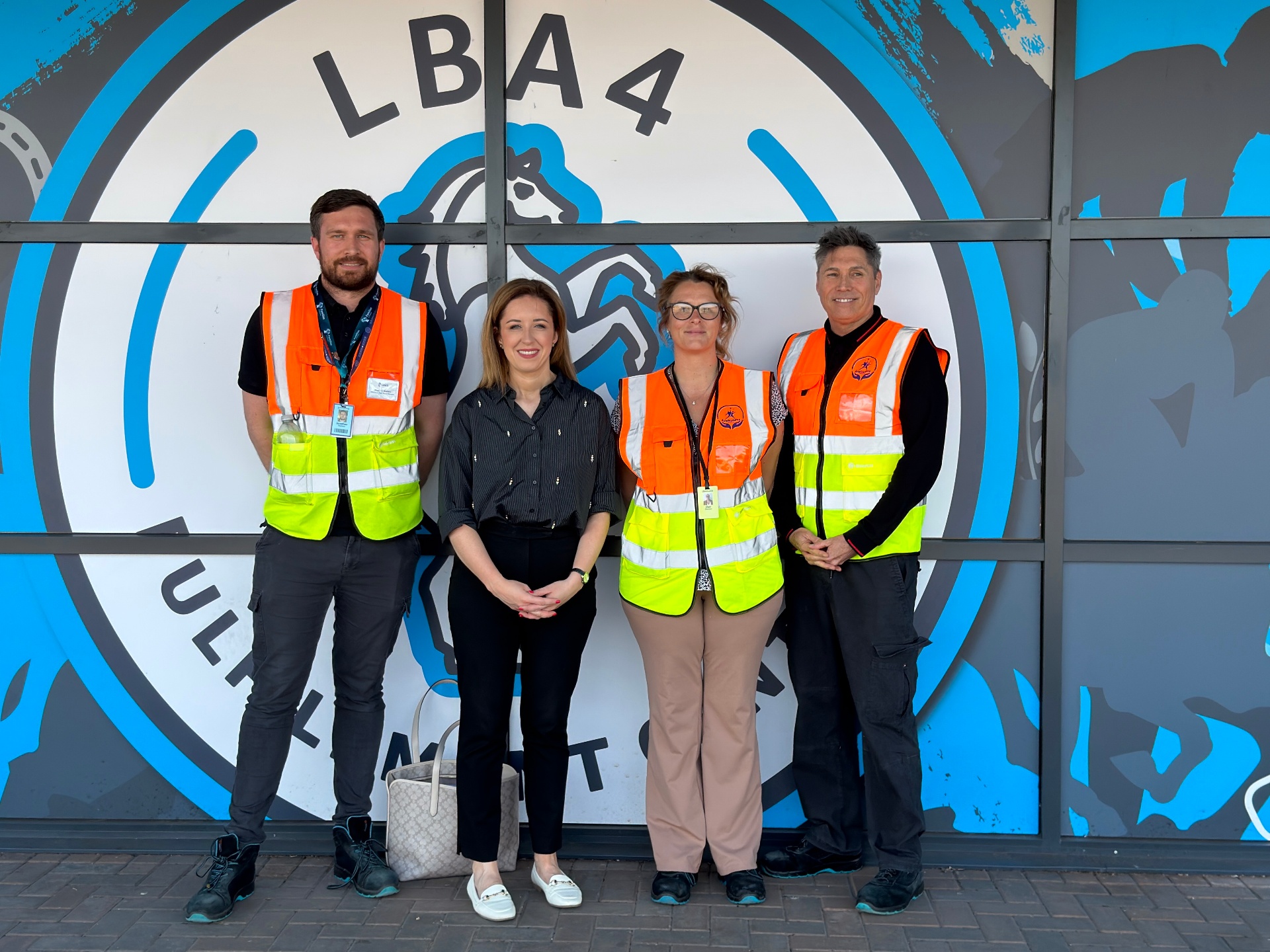 Sally Jameson MP visiting interns on placement
